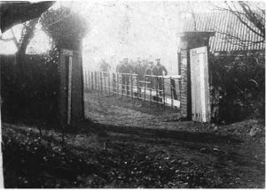 The marines are coming: Still from scene 3, 'Attack on a China Mission' (1900).