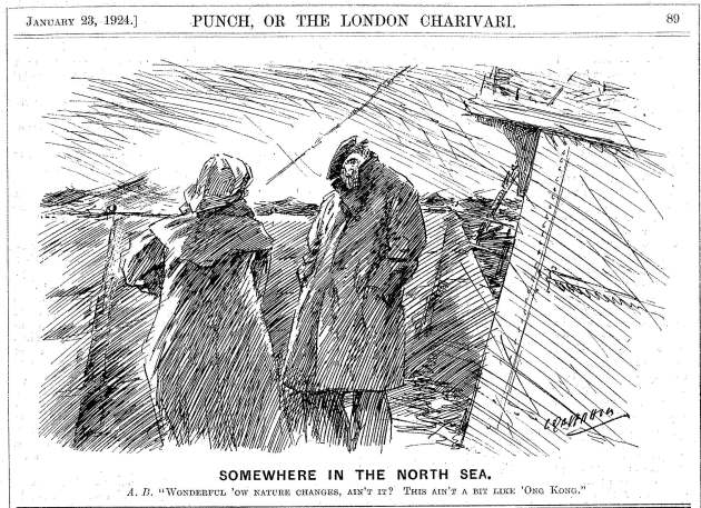 Leonard Raven-Hill, 'Somewhere in the NOrth Sea', 1924